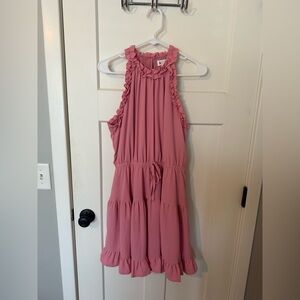 Pink Ruffled Dress